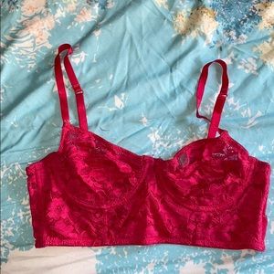 Hot pink bralette